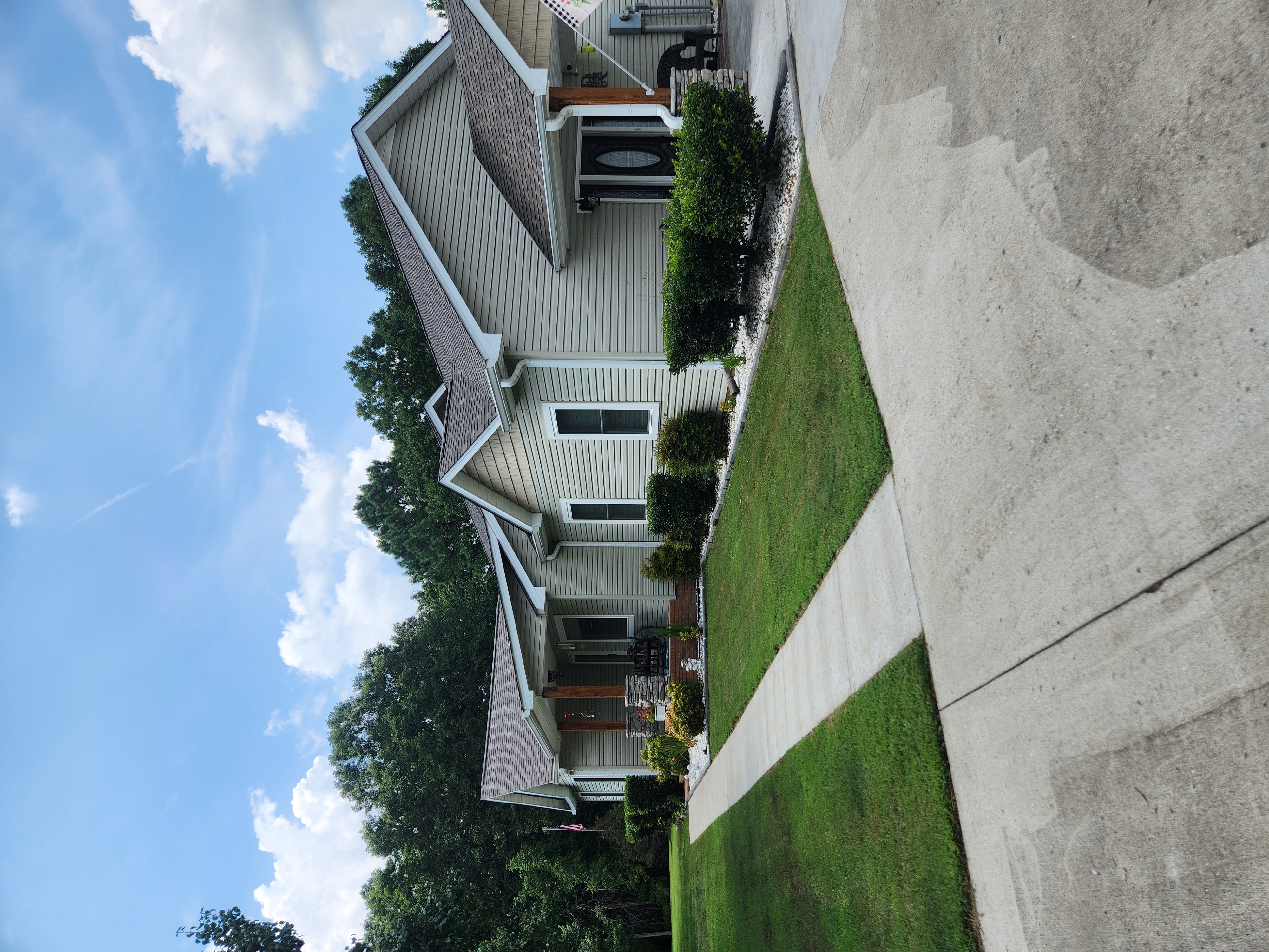 Front of the house